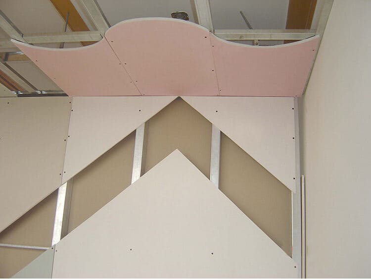 average thickness gypsum board ceiling