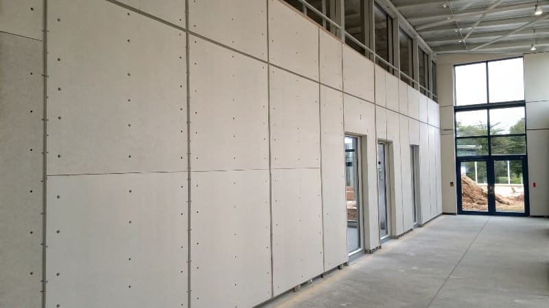 plasterboard wall example